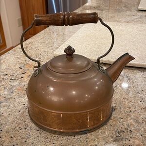 Revere Ware Vintage Copper Teakettle Rome NY USA - 81 Teapot Decorative Patina
